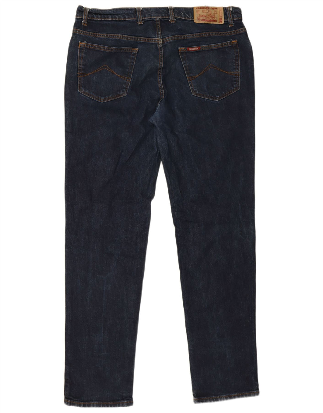 Carrera Mens 700 Regular Slim Jeans W40 L34 Algodón Azul