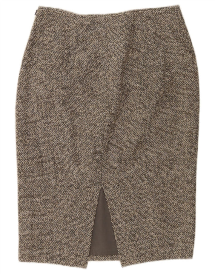 HOBBS Falda lápiz para mujer UK 10 Small W28 Lana gris