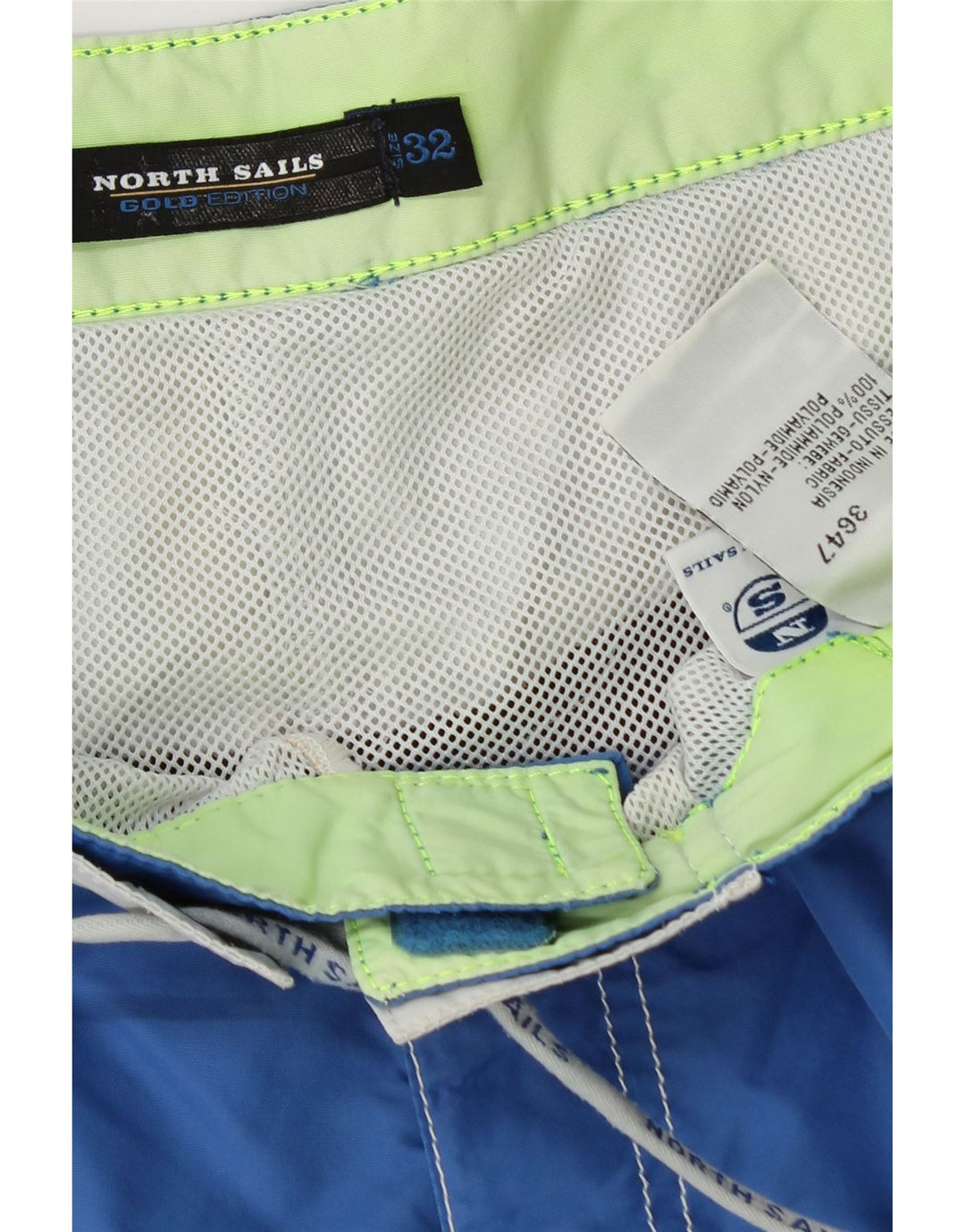 North Sails Hombre Bañador Gráfico De Poliamida Color Block Azul Medio
