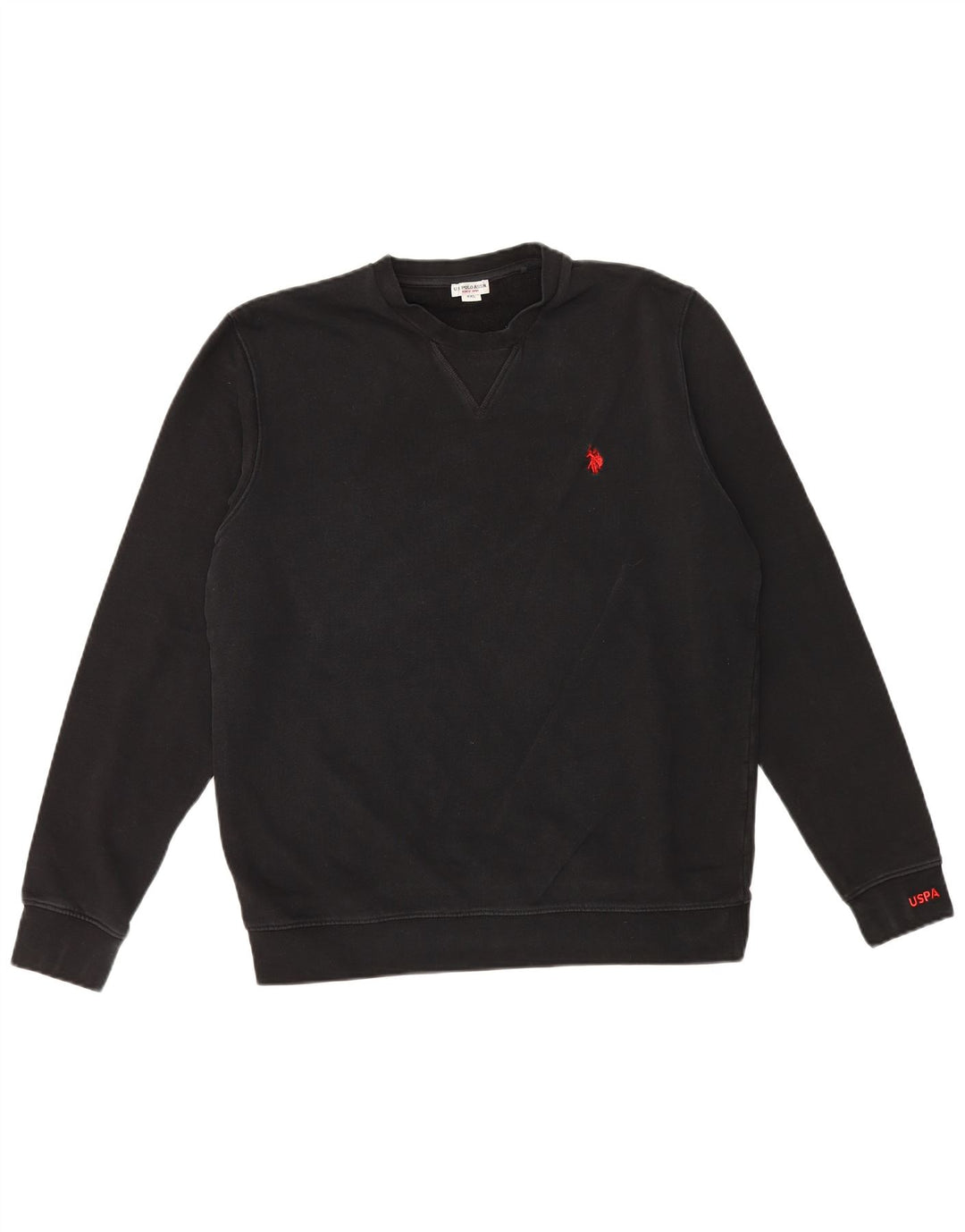 Asociación de Polo de EE. UU. Sudadera para hombre Jumper 2XL Negro