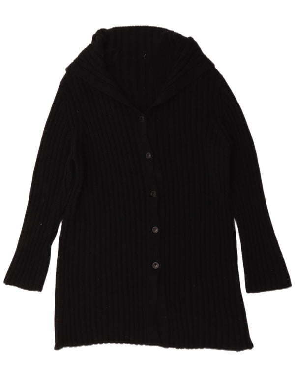 Marks & Spencer Suéter tipo cárdigan largo para mujer UK 22 3XL Acrílico negro