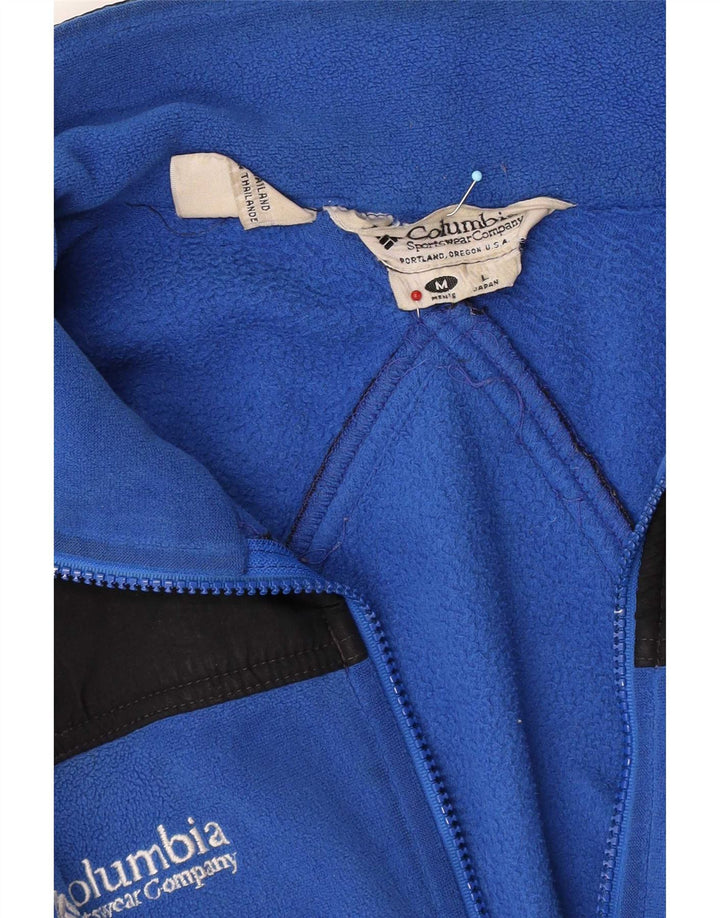 Columbia Chaqueta polar de titanio para hombre, talla 38, color azul medio