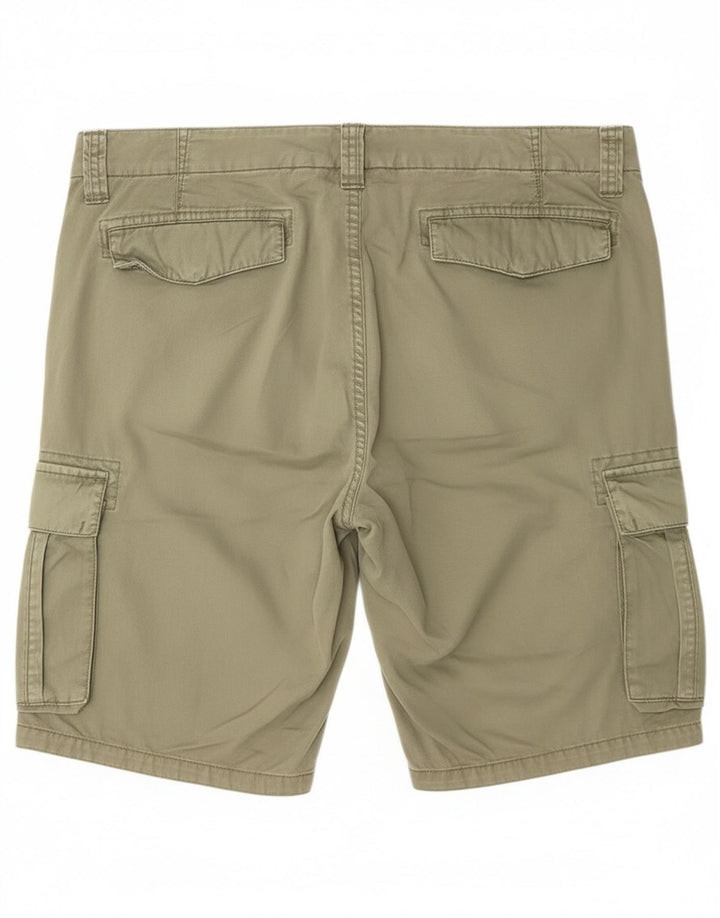 Champion Pantalones cortos cargo para hombre IT 54 2XL W38 Algodón caqui