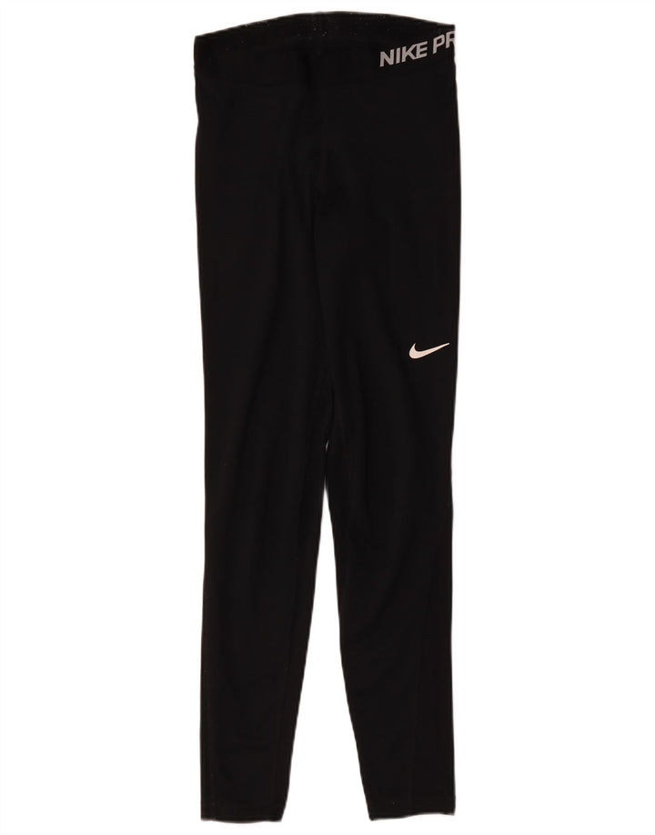 Nike Dri Fit Graphic Leggings para mujer, talla 8, color negro