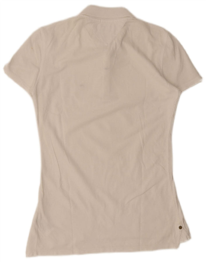 Tommy Hilfiger Polo para mujer Reino Unido 12 Algodón blanco mediano