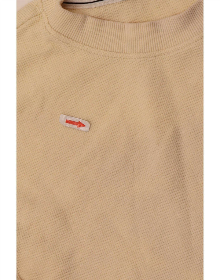 Calvin Klein Hombre Top Manga Larga XL Algodón Beige