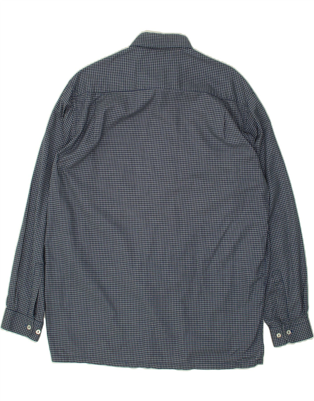 MEXX Mens Abstract Pattern Shirt Medium Navy Blue Cotton Vintage Mexx and Second-Hand Mexx from Messina Hembry 