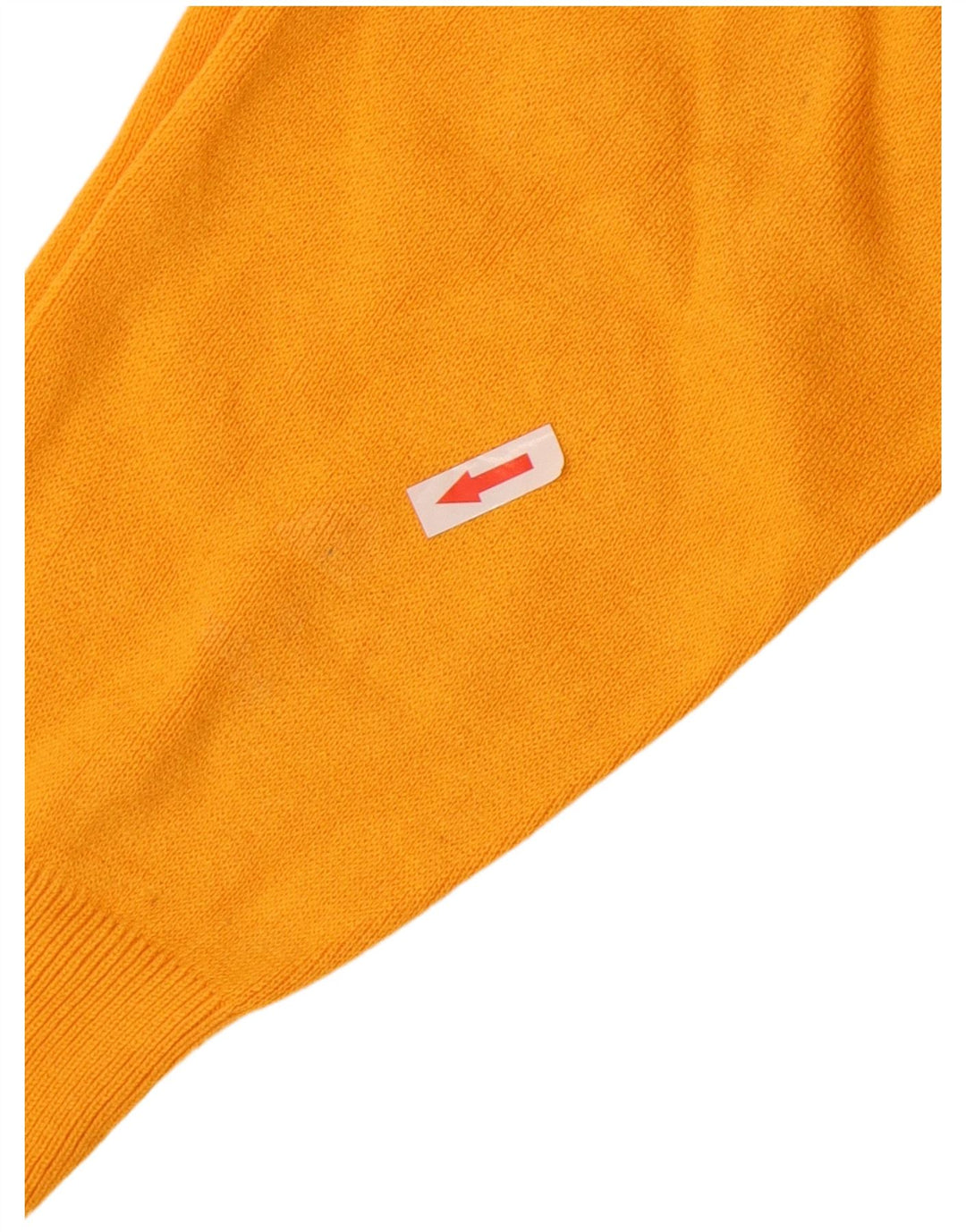Zara Hombre Jersey Cuello Redondo Jersey Grande Algodón Amarillo
