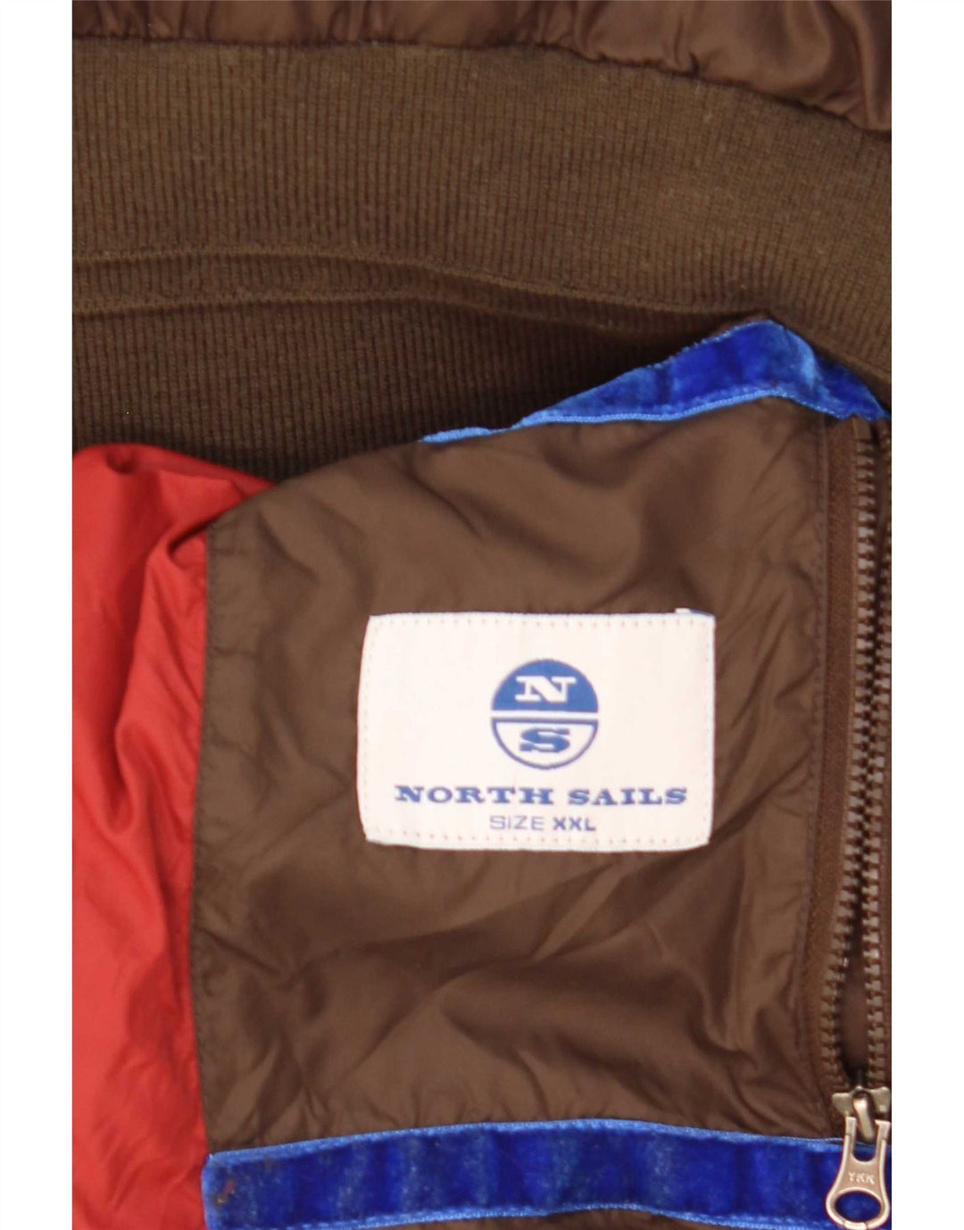 North Sails Chaqueta acolchada para hombre UK 44 2XL Marrón Poliamida