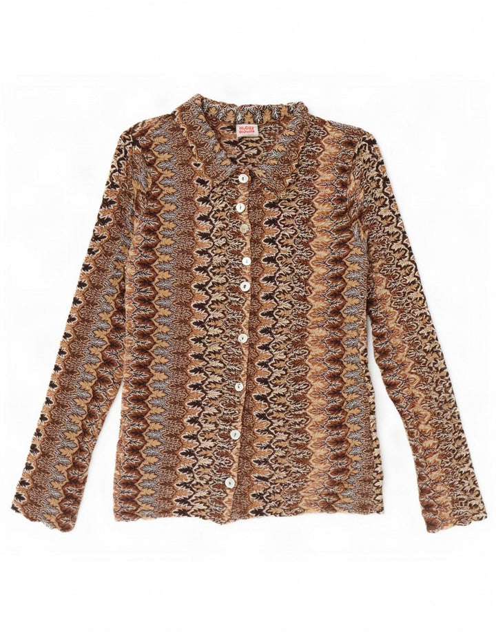 CLOCK HOUSE Blusa camisera con estampado abstracto para mujer de C&A UK 42 Marrón medio