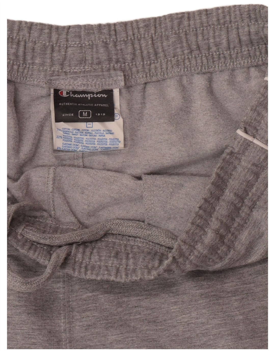 Champion Pantalones De Chándal Joggers De Algodón Gris Medio