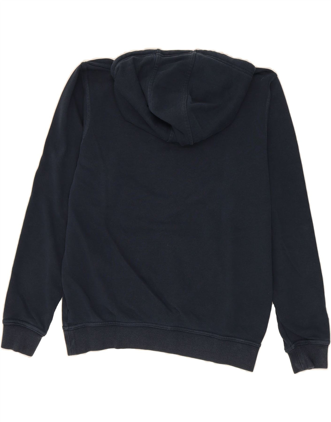 KAPPA Mens Graphic Hoodie Jumper Medium Navy Blue Cotton Vintage Kappa and Second-Hand Kappa from Messina Hembry 