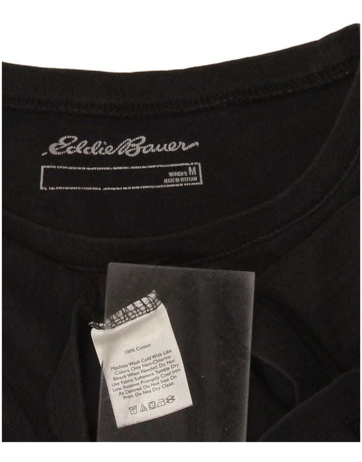 Eddie Bauer Camiseta para mujer Top UK 12 Medium Black