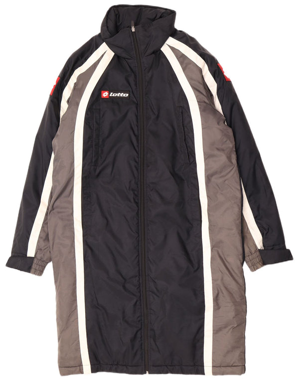 Lotto Abrigo para hombre ES 36 Pequeño Negro Colorblock Nylon Deportes