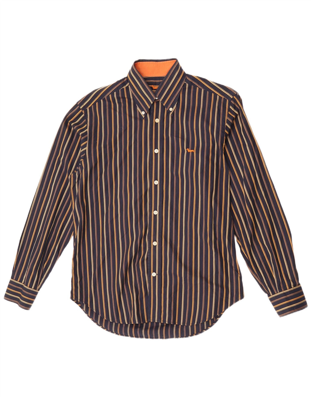 Camisa Harmont & Blaine Hombre Algodón Rayas Azul Marino Mediano
