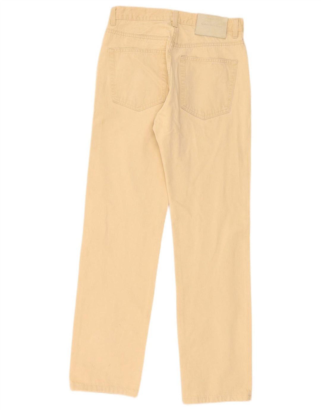 Calvin Klein Jeans rectos para hombre W30 L30 Algodón beige