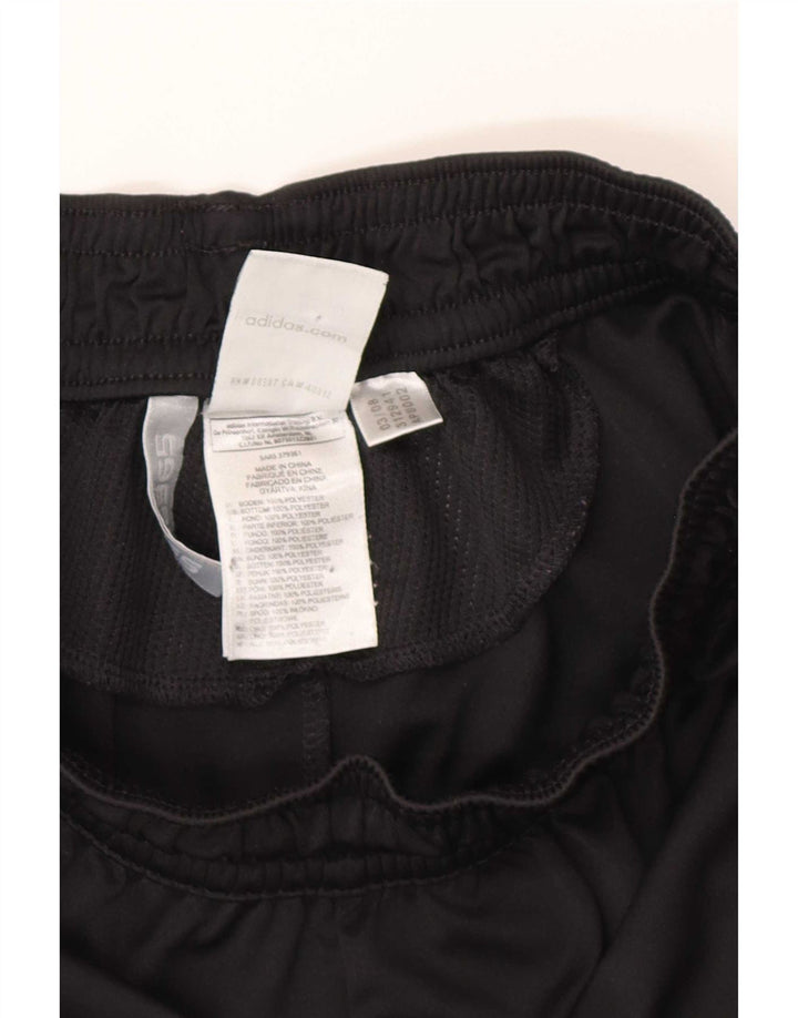 Adidas Mens AC Milan Sport Shorts Pequeño Negro Poliéster
