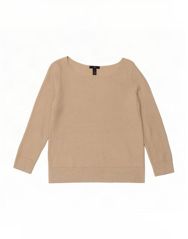 Gap Suéter de gran tamaño con cuello barco para mujer UK 10 Small Beige