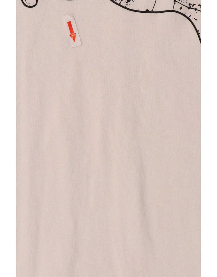 Puma - Camiseta gráfica para hombre, talla grande, color blanco