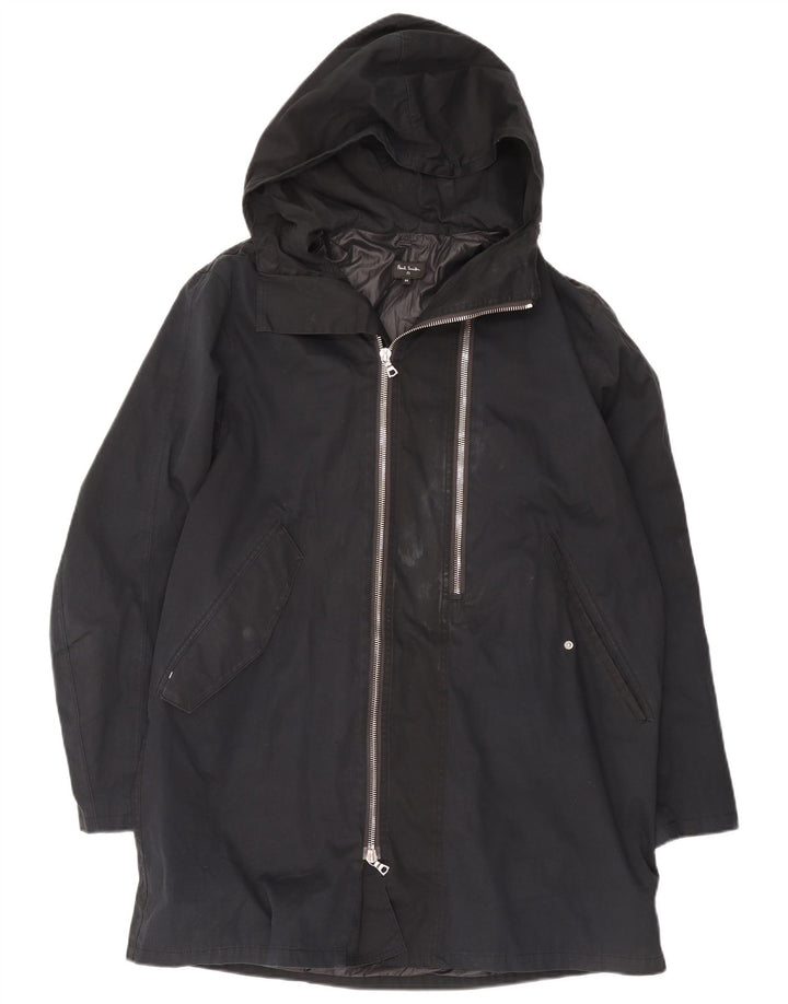 Paul Smith Chubasquero con capucha para hombre UK 38 Medium Negro