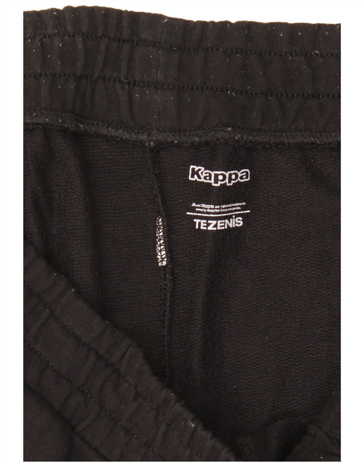 Kappa Hombre Pantalones De Chándal Con Gráfico Joggers Medium Black Colourblock
