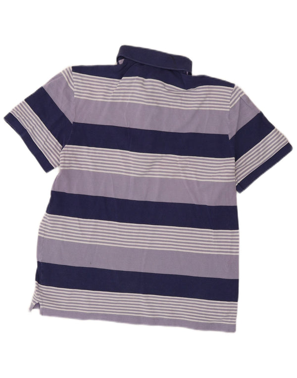 Polo Lacoste para hombre talla 4 mediano rayas moradas