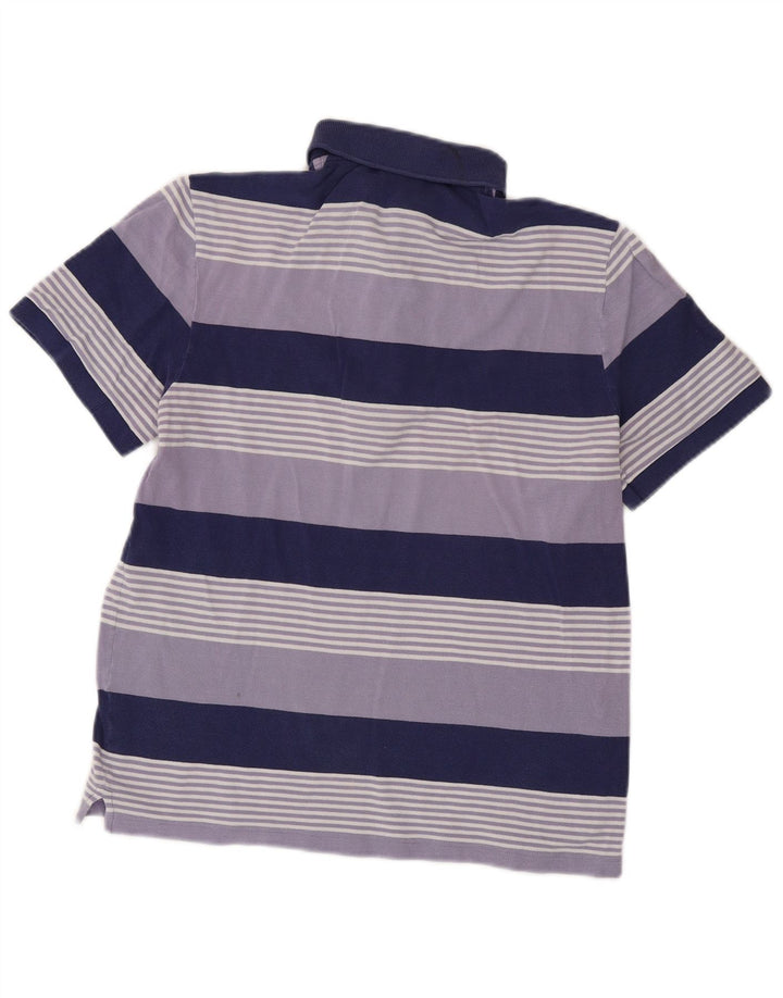 Polo Lacoste para hombre talla 4 mediano rayas moradas