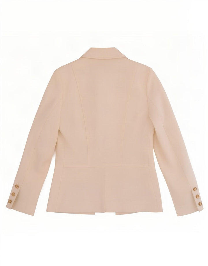 Chaqueta estilo blazer abierta para mujer de Lipsy UK 40 Small Poliéster blanco