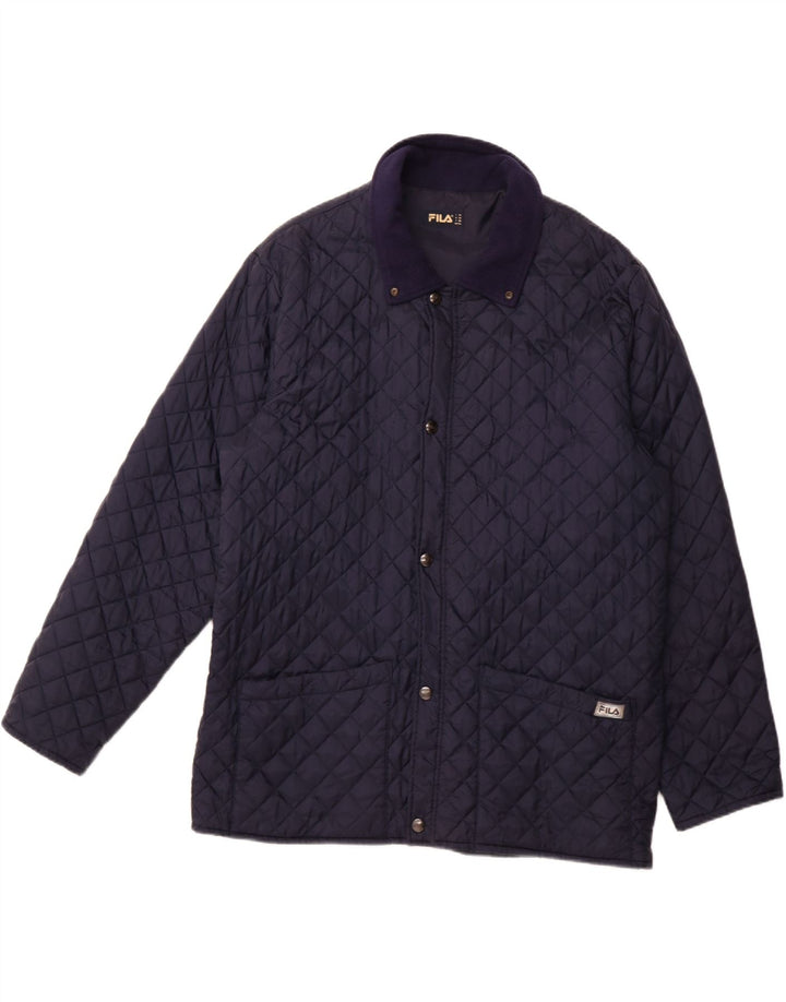 FILA Chaqueta acolchada para hombre UK 44 2XL Poliamida azul marino
