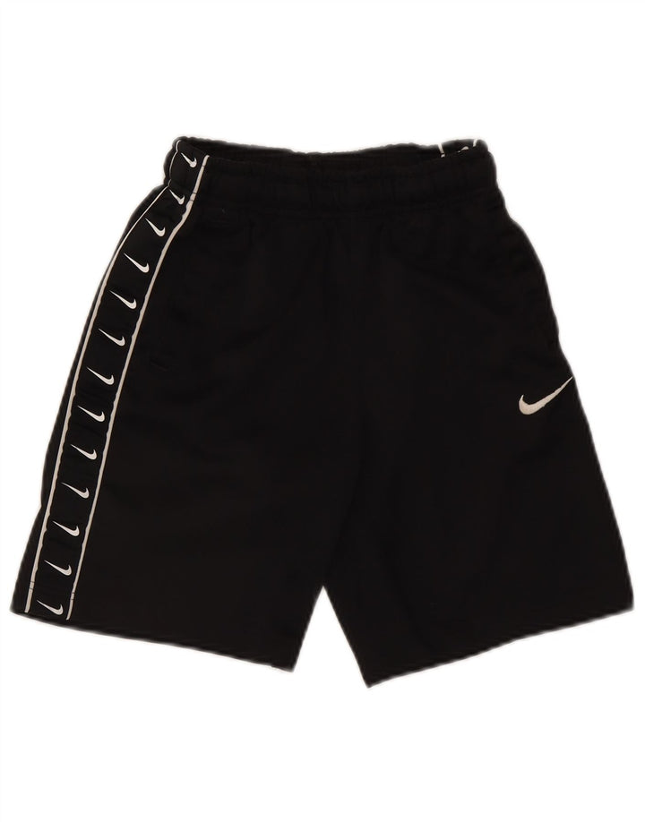 Nike Pantalones cortos deportivos con gráficos para niños 10-11 años Mediano Negro Poliéster