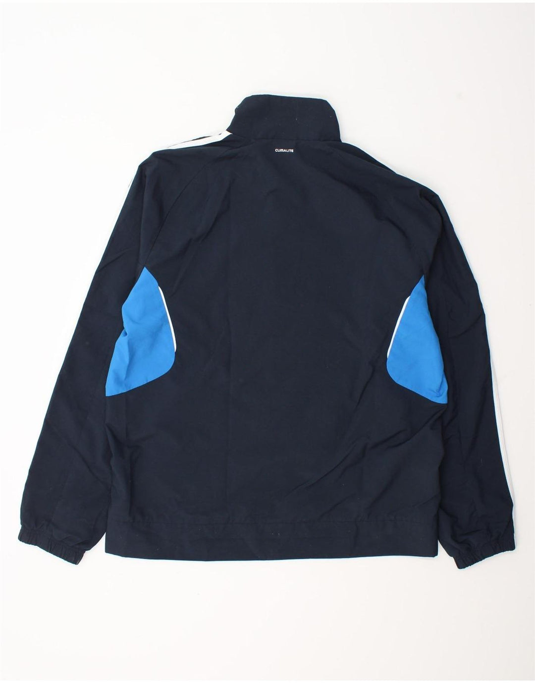 Adidas Mens Climalite Chándal Top Chaqueta Grande Azul Marino Colorblock