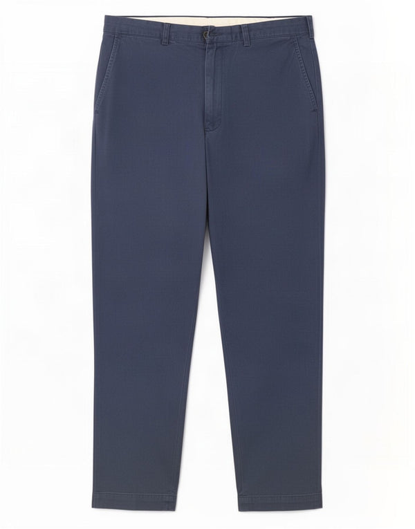 Polo Ralph Lauren Pantalones chinos rectos para hombre W36 L32 Algodón azul marino