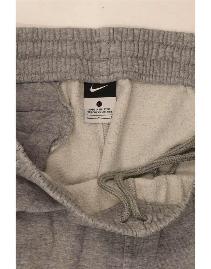 Nike - Pantalones de chándal tipo cargo para hombre, algodón moteado gris grande