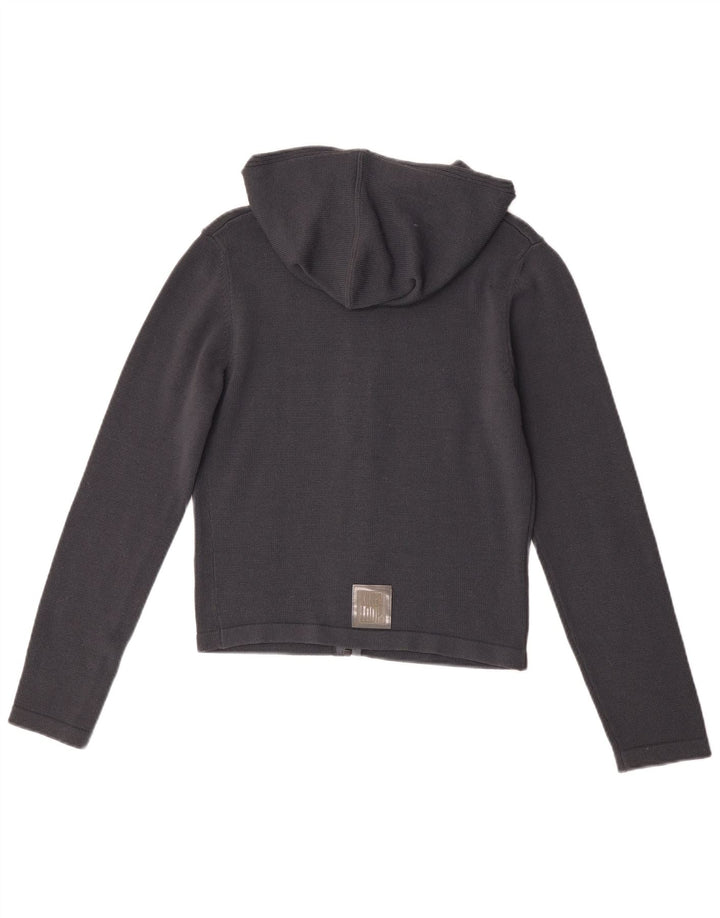 Killer Loop Suéter tipo cárdigan con capucha para mujer UK 40 Medium Azul marino