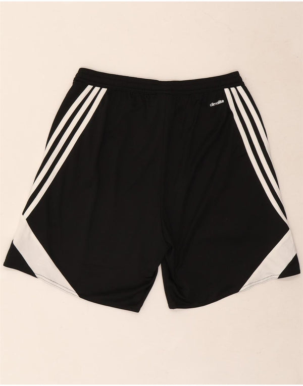 Adidas Mens Climalite Sport Shorts Medio Negro Colorblock Poliéster
