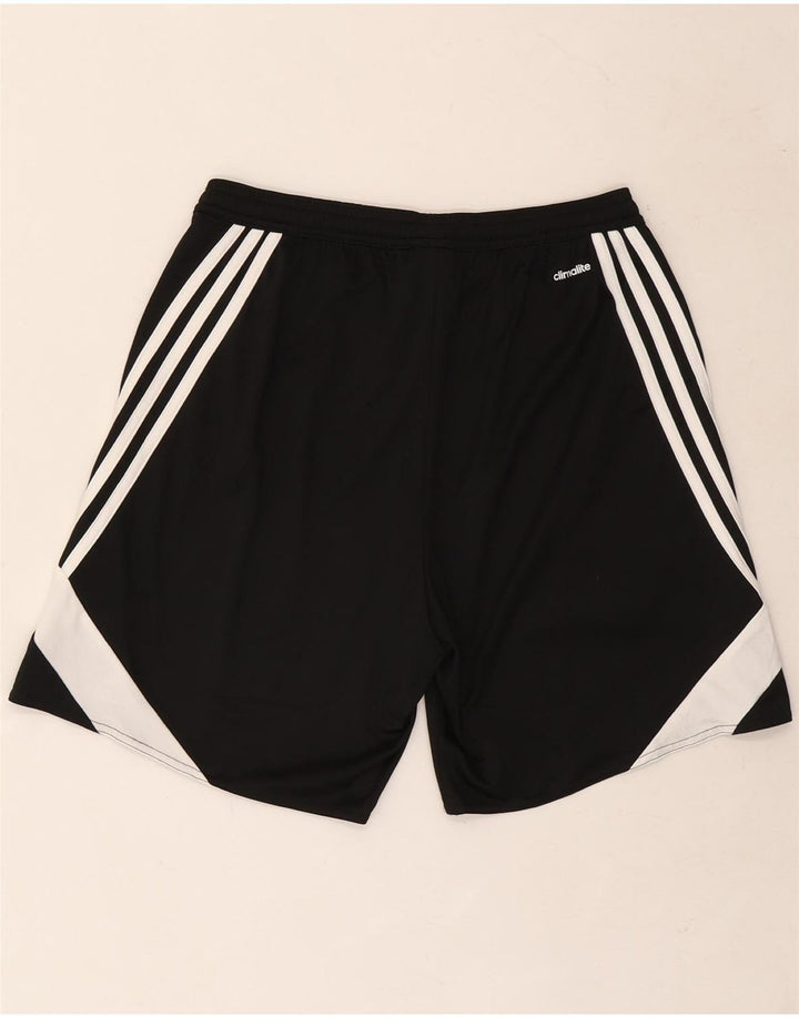 Adidas Mens Climalite Sport Shorts Medio Negro Colorblock Poliéster