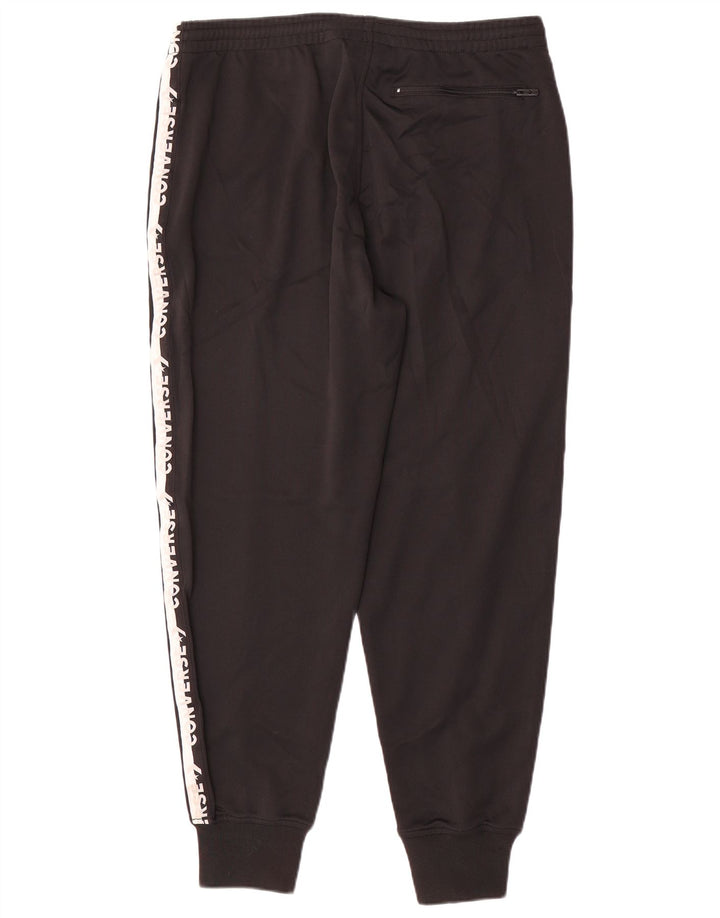 CONVERSE Hombre Pantalones de chándal con estampado gráfico Joggers Large Black Colourblock