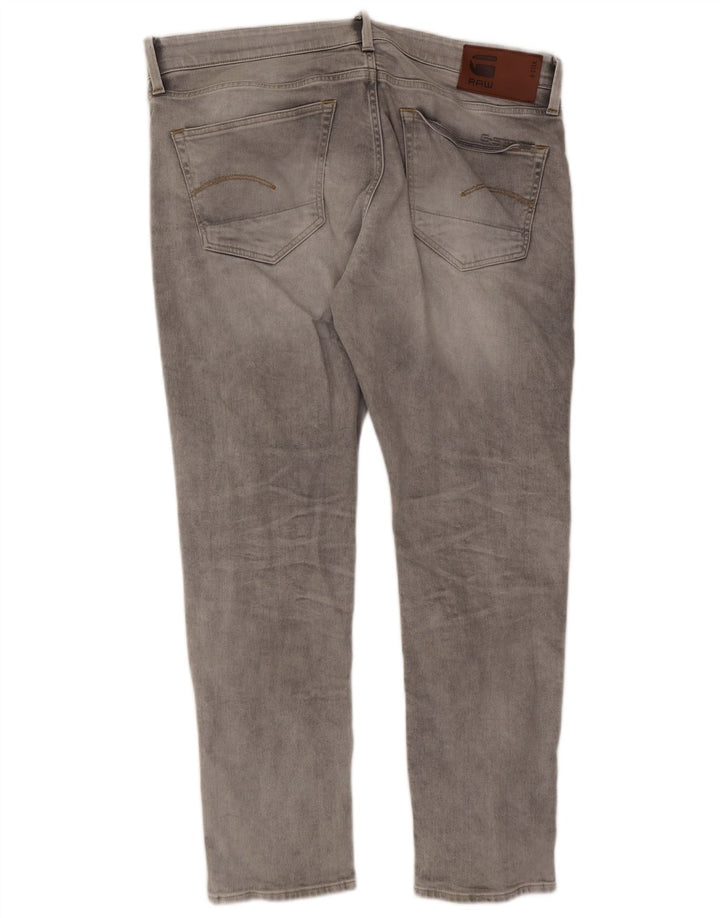 Vaqueros G-Star Hombre 3301 Slim W36 L30 Algodón Gris