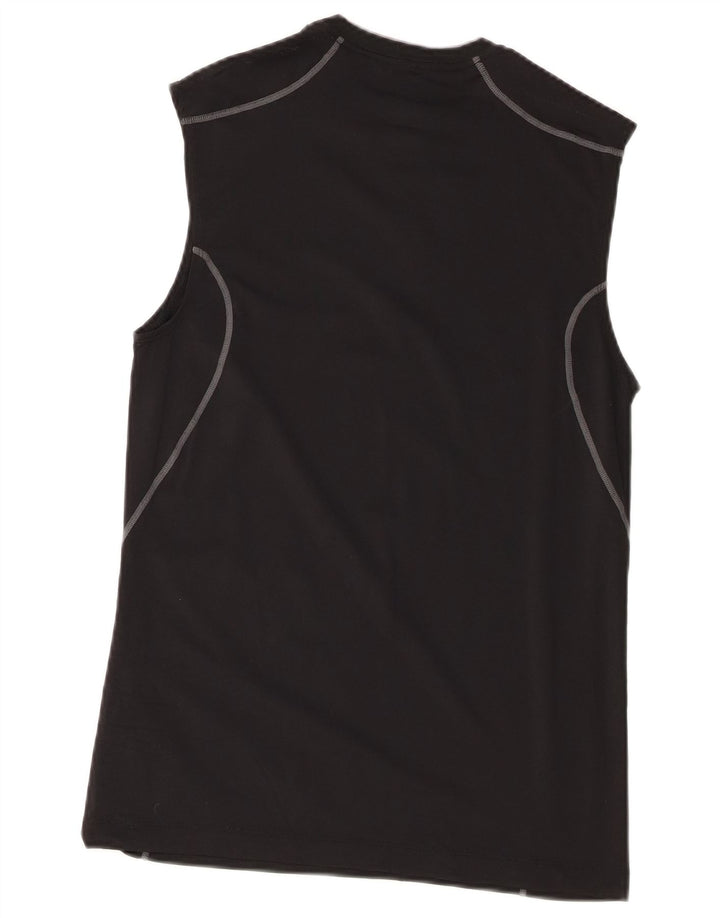 Nike - Camiseta sin mangas para hombre, talla pequeña, poliéster negro