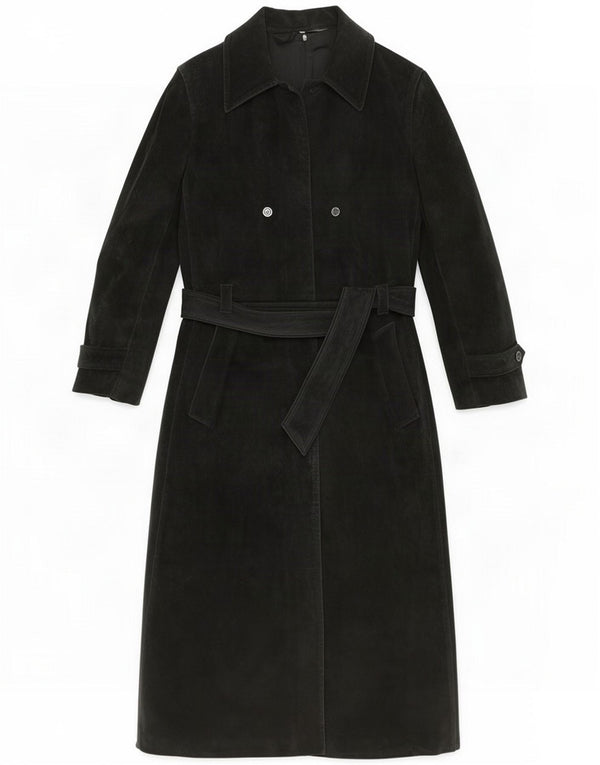 Abrigo de ante para mujer de Gimo's IT 46 Large Black