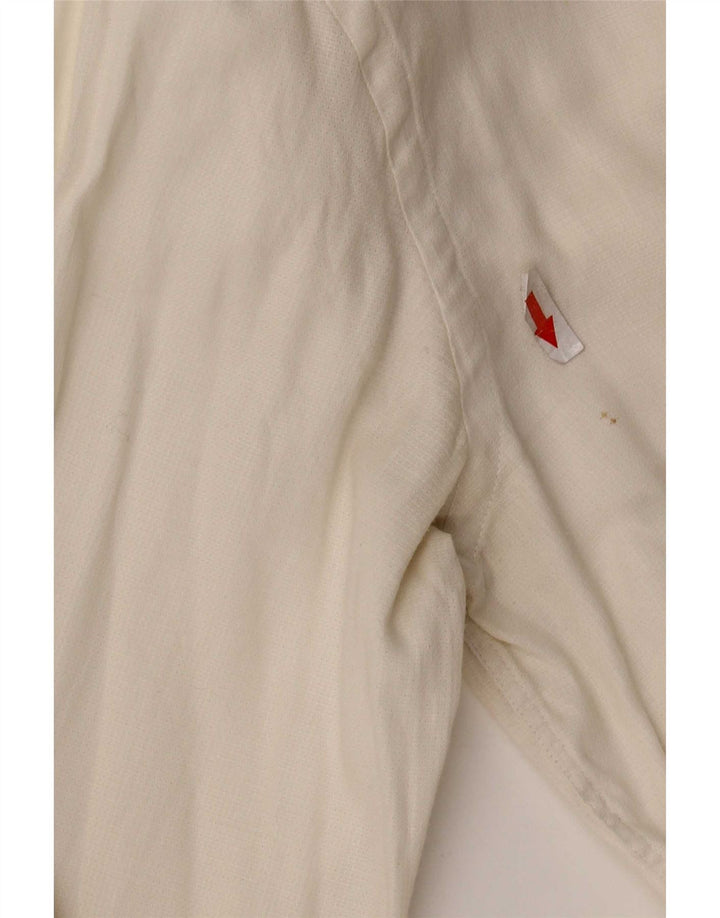 Camisa Hugo Boss Hombre Slim Fit EU 40 Medium Blanco