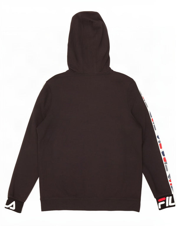 Fila Jersey con capucha gráfica para hombre 3XL Algodón negro