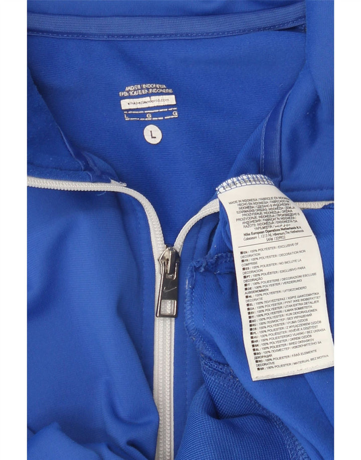 Nike - Chaqueta de chándal para hombre, talla grande, color azul, poliéster