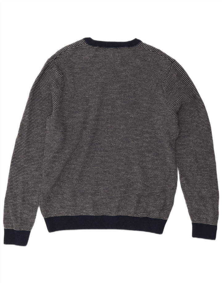 Marks & Spencer - Jersey de cuello redondo para hombre, talla grande, color azul marino