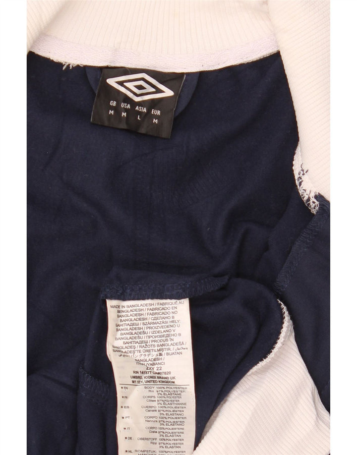 UMBRO Chaqueta superior de chándal con gráfico para hombre Azul marino medio Colorblock