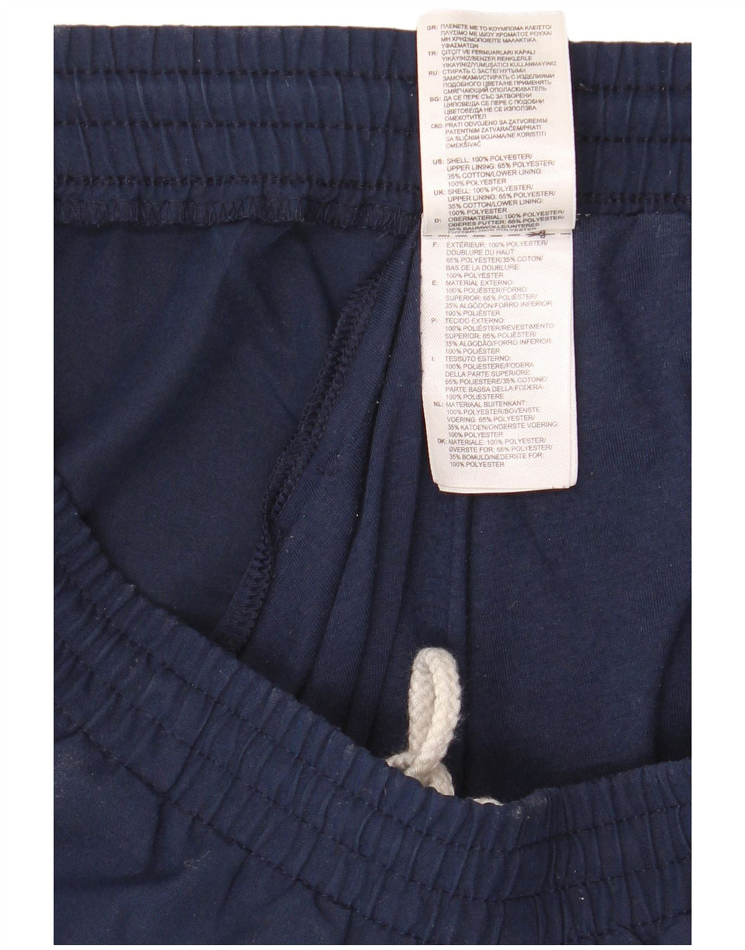 Adidas Hombre Pantalones De Chándal Joggers Grande Azul Marino Poliéster