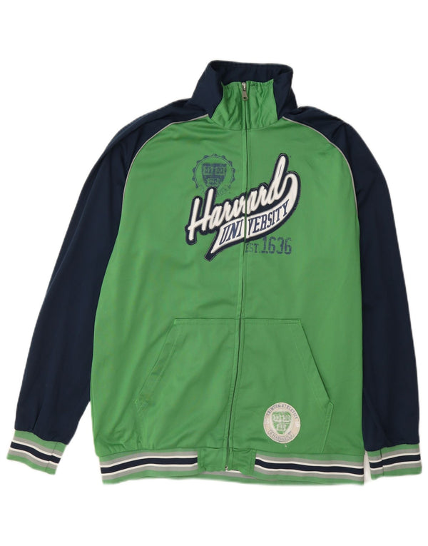 Champion Chaqueta de chándal de la Universidad de Harvard para niños 13-14 años XL Verde
