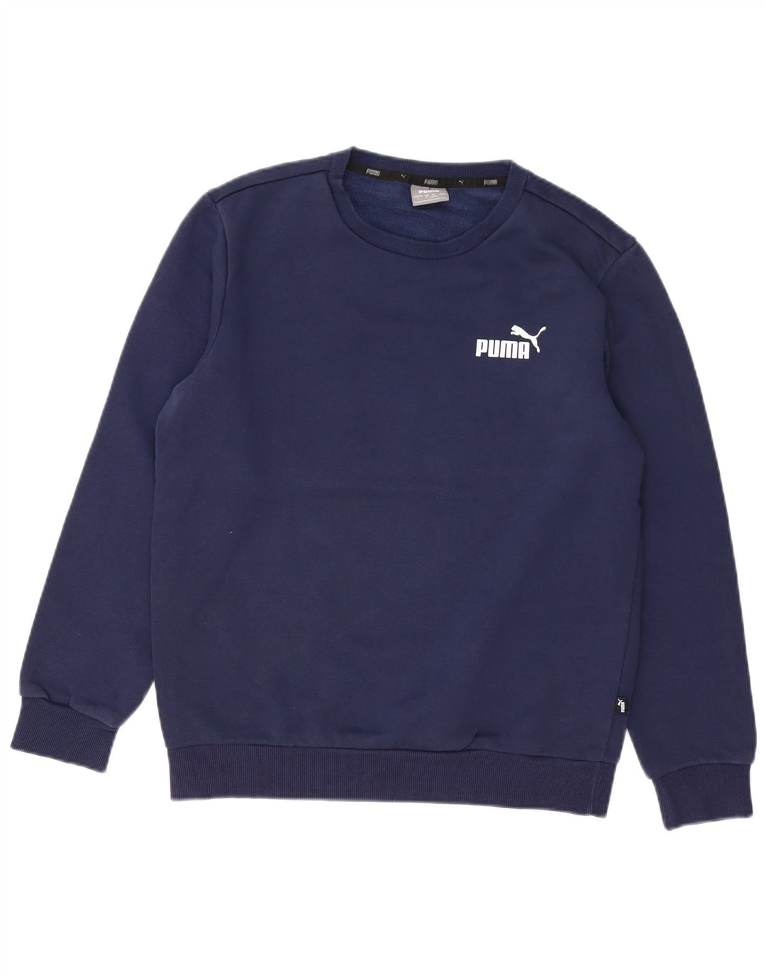 Puma Hombre Sudadera Jumper Small Azul Marino Algodón