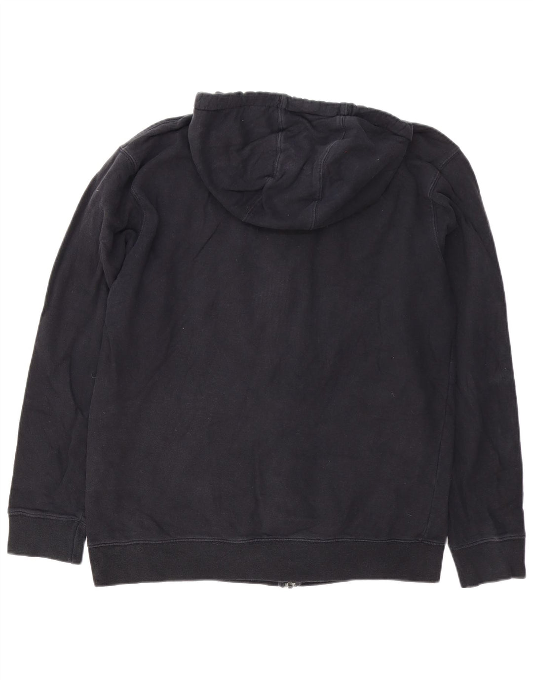 Vans - Sudadera con capucha y cremallera para hombre, talla grande, algodón negro