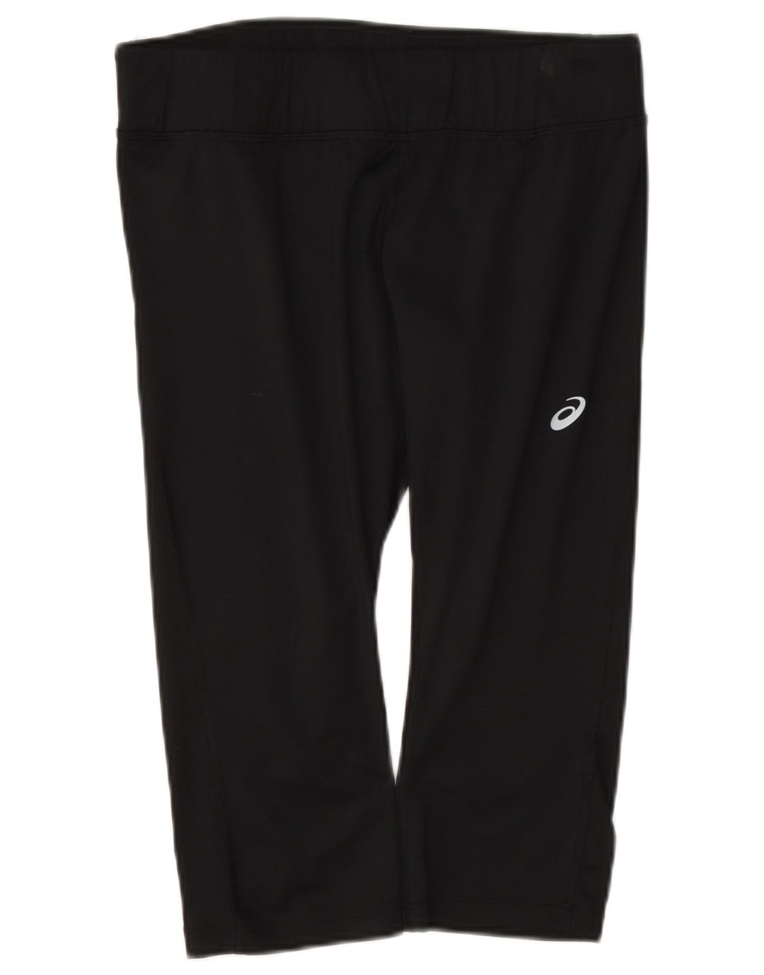 Asics Mujer Capri Chándal Pantalones UK 40 Grande Poliéster Negro